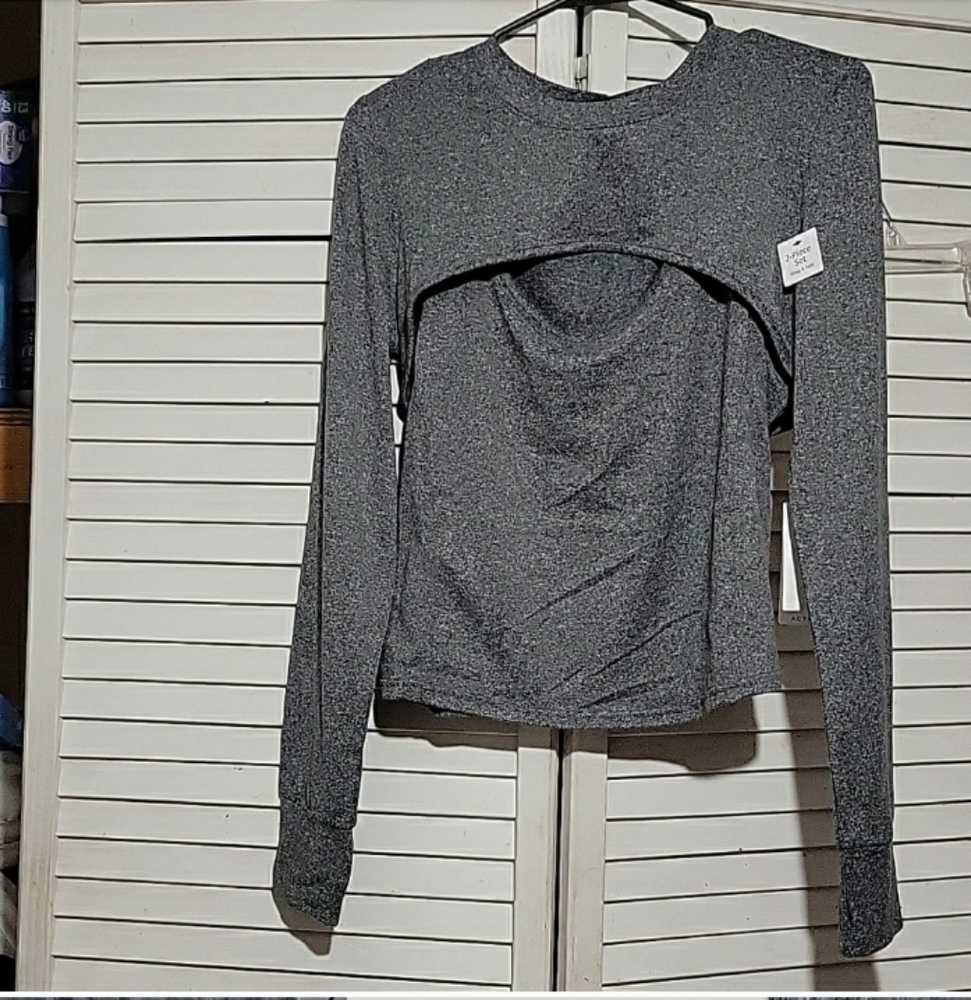 NWT Jason Wu Activewear  2 PC Set Tank & Shrug P2P 19 1/2 Tank P2P Shrug 18 1/2